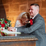 The marriage of Moira McLoughlin and Chris McCue, Peckforton Castle, Cheshire Moira McLoughlin and Chris McCue married at Peckforton Castle, Cheshire